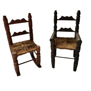 Old Miniture Chairs  